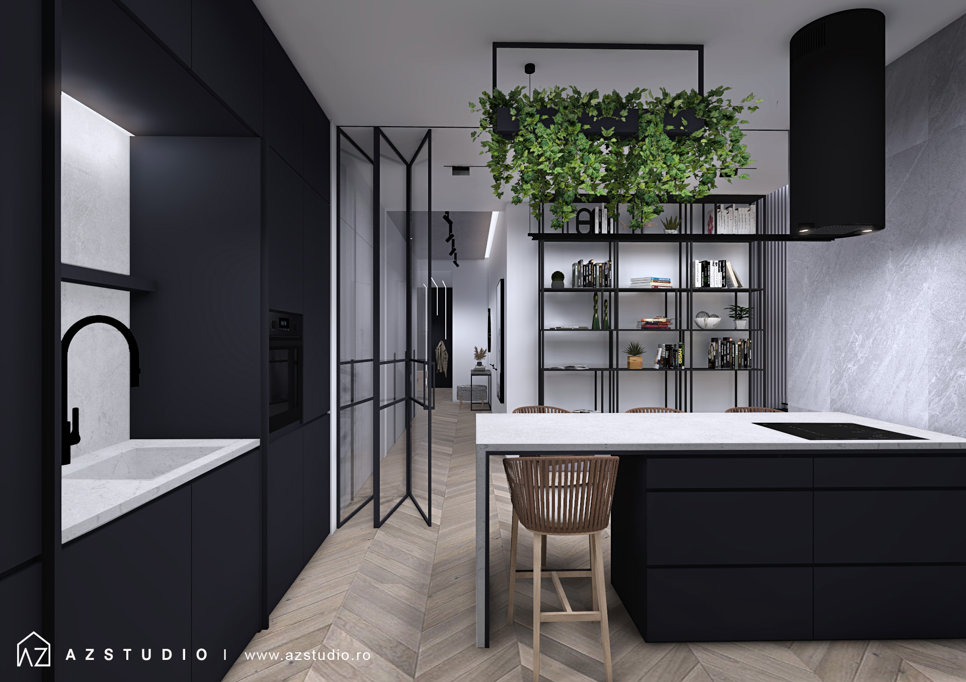 Apartament 112mp amenajat in stil modern minimalist