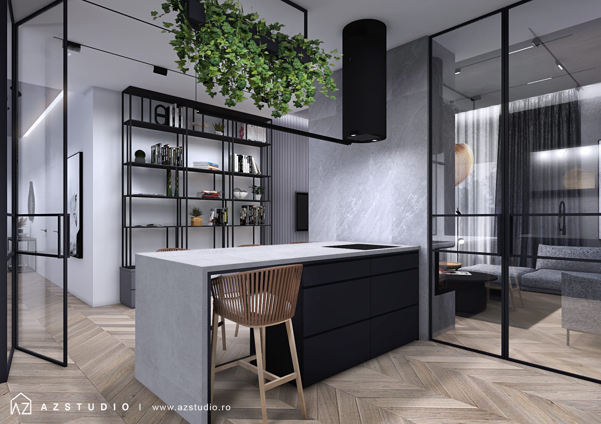 Apartament 112mp amenajat in stil modern minimalist